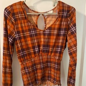 Full Circle Trends Plaid Shirt